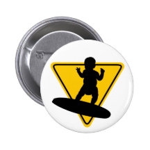 Baby on (Surf) Board Buttons