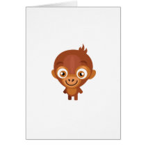 Baby Orangutan - My Conservation Park Greeting Card