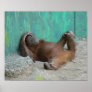 Baby orangutan resting