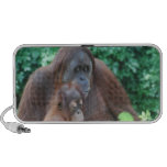 Baby Orangutan with Mother Portable Speaker