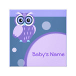 Baby Owl/ Nursery Decor Gallery Wrap Canvas