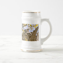 Baby Owls and Mother Owl in a Nest Mugs