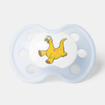 Baby Pacifier with Dinosaur
