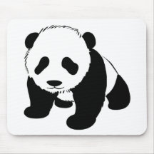 Baby Panda cub crawling towards you Mouse Pads