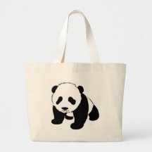 Baby Panda cub crawling towards you Tote Bag