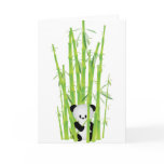 Baby Panda in Bamboo Forest