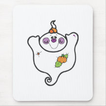 baby patchwork ghost mouse mat