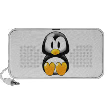 Baby penguin cartoon iPhone speaker