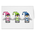 Baby Penguins Christmas Card