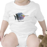 Baby Personalized Infant Butterfly Fish Onesie T Shirt