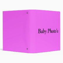 Baby Photo Album for Girls Vinyl Binders
