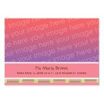 Baby Photo Birth Announcements Business Card Template
