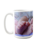 Baby Photo Mugs for New Moms Baby Feet Toes