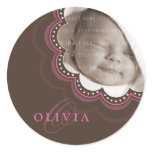 BABY PHOTO NAME STICKER :: sweet bloom 7