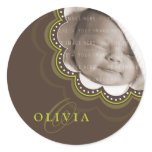 BABY PHOTO NAME STICKER :: sweet bloom 8