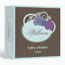 Baby Photos Floral Decor Binder binders