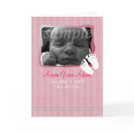 Baby Pink  Glitter Birth Announcement -- Customize Cards
