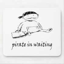 Baby Pirate in Waiting mousepads