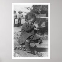 Baby Playing in Nome 1906 Print
