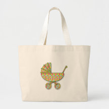 baby polka dot canvas bag