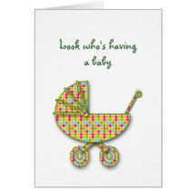 baby polka dot card