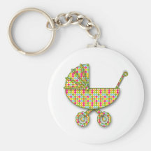 baby polka dot key chains