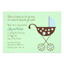Baby Pram Mod Invite