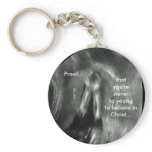 Baby praying keychain