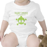 Baby Punk "Green Skull" Onesie Tshirts