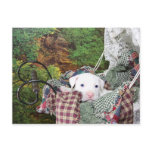 Baby Puppy Carriage Ride Post Cards