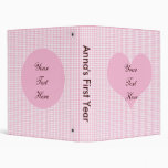 Baby record book 3 ring binders