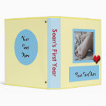 Baby record book 3 ring binders