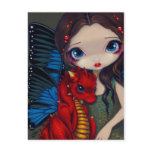 "Baby Red Dragon" Postcard