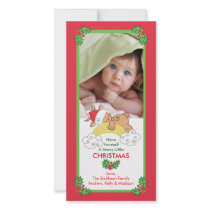 Baby Reindeer Christmas Photo cards