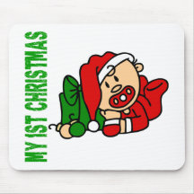 Baby’s 1st Christmas BOY Mouse Pad