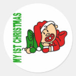 Baby’s 1st Christmas BOY Sticker