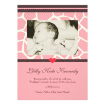 Baby Safari ::  Photo Birth Announcement