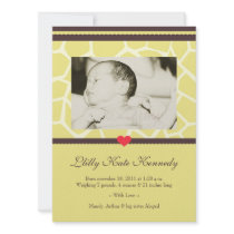 Baby Safari ::  Photo Birth Announcement