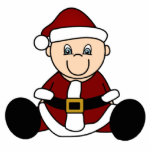Baby Santa Ornament Acrylic Cut Outs