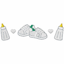 Baby Shoes/ Bottle embroidered shirts