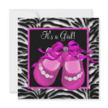 Baby Shoes Hot Pink Zebra Baby Girl Shower