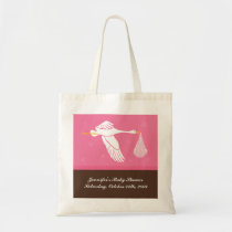 Baby Shower Bag - Pink and Brown bags
