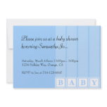 Baby Shower Blocks invitations