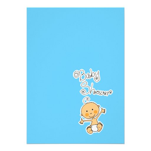 Baby shower (boy) custom invitations