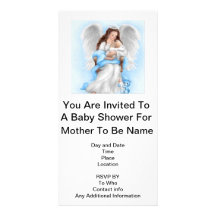 Baby Shower (Boy) Customized Photo Card