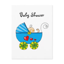 Baby shower (boy) post cards