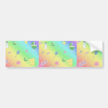 BABY SHOWER BUMPER STICKERS