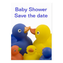 Baby shower business card -  Duck Family Group