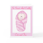 Baby Shower card (For Girl)