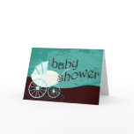 Baby Shower : carriage : cards